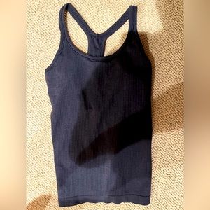 LULULEMON BLACK EBB TO STREET TANK